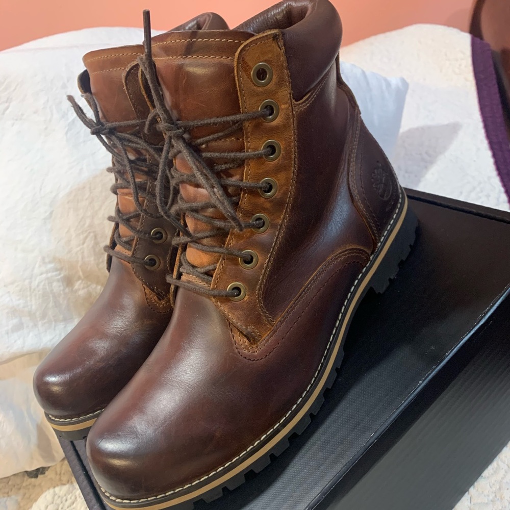 Timberland Boots Rugged Medium Brown Full Grain